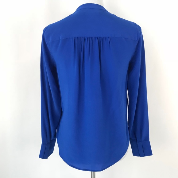 J Crew 100% Silk Blouse Shirt - Picture 4 of 8